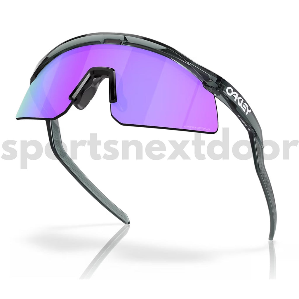 Oakley Hydra Sunglasses OO9229-0437, Prizm Violet Lenses, Crystal Black Frame