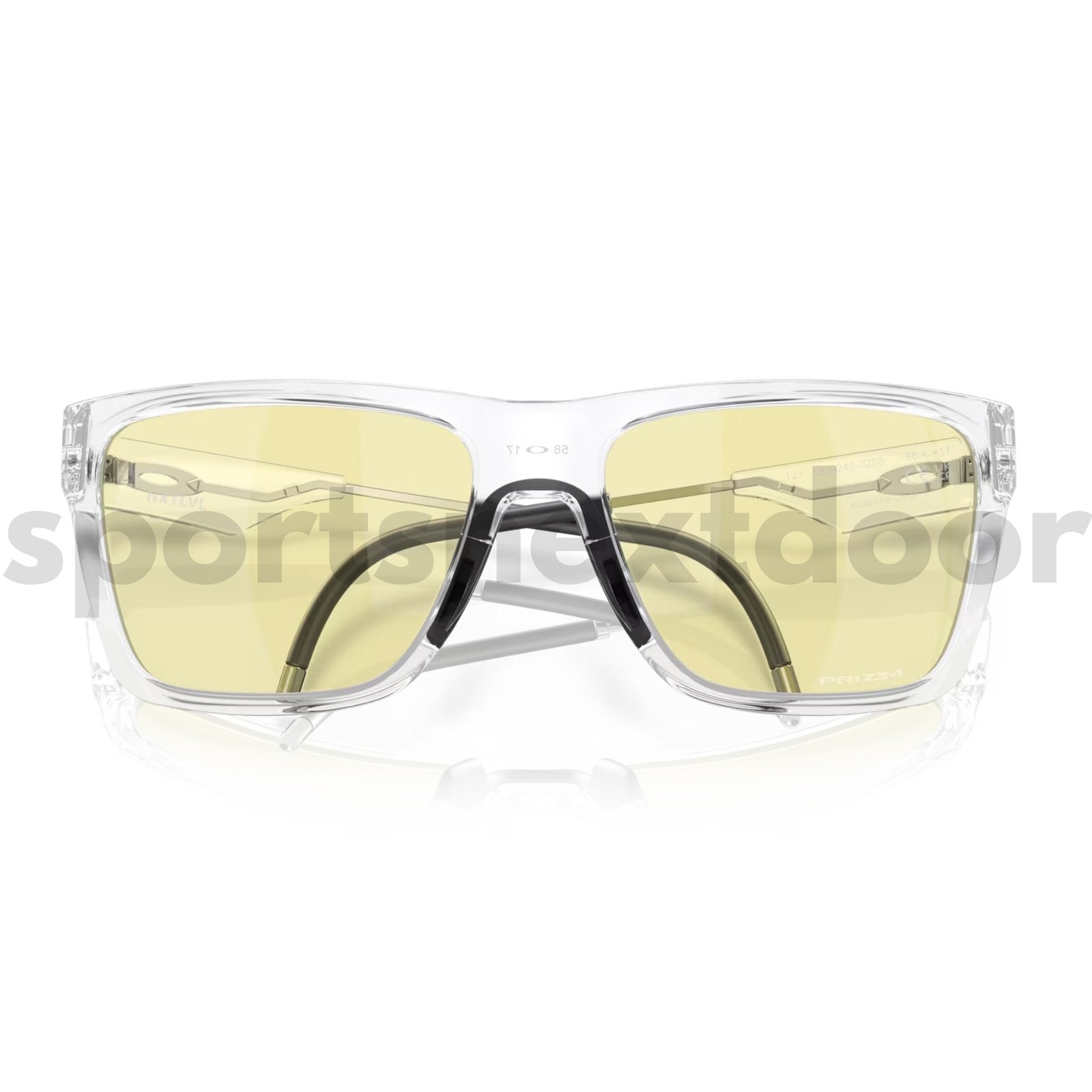 Oakley NXTLVL Gaming Glasses OO9249-0258, Prizm Gaming Lenses, Polished Clear Frame