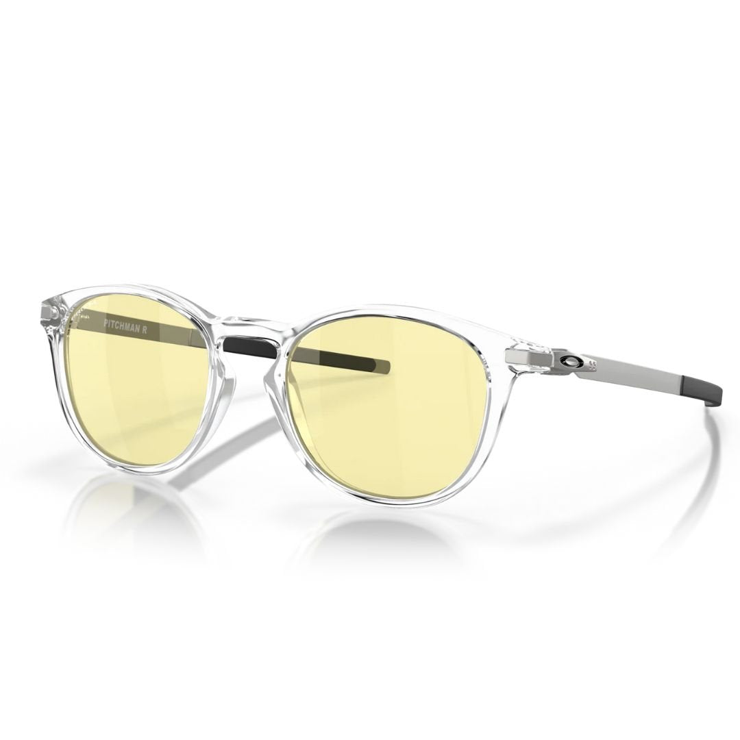 Oakley Pitchman R Gaming Glasses OO9439-1650, Prizm Gaming Lenses, Clear Frame