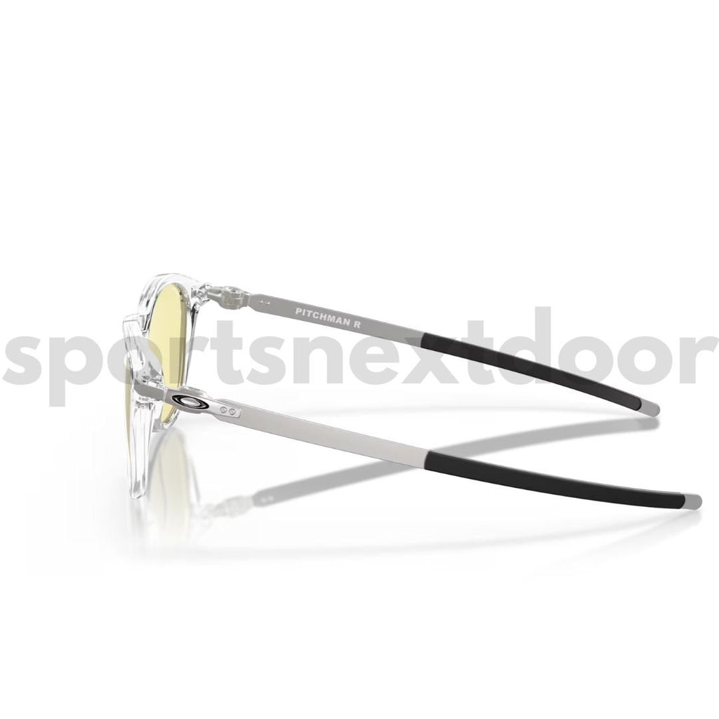 Oakley Pitchman R Gaming Glasses OO9439-1650, Prizm Gaming Lenses, Clear Frame