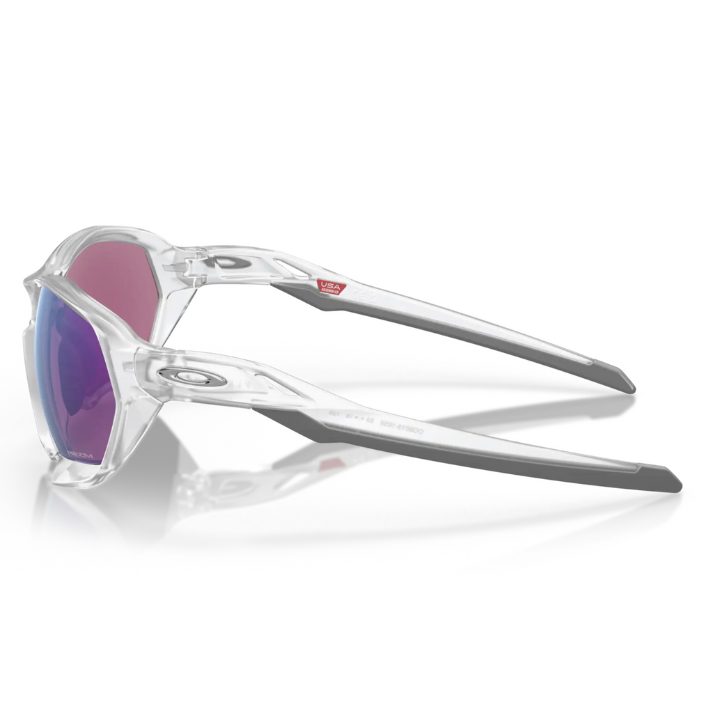 Oakley Plazma Sunglasses OO9019-1659, Prizm Road Jade Lenses, Matte Clear Frame