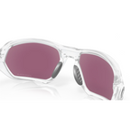 Oakley Plazma Sunglasses OO9019-1659, Prizm Road Jade Lenses, Matte Clear Frame