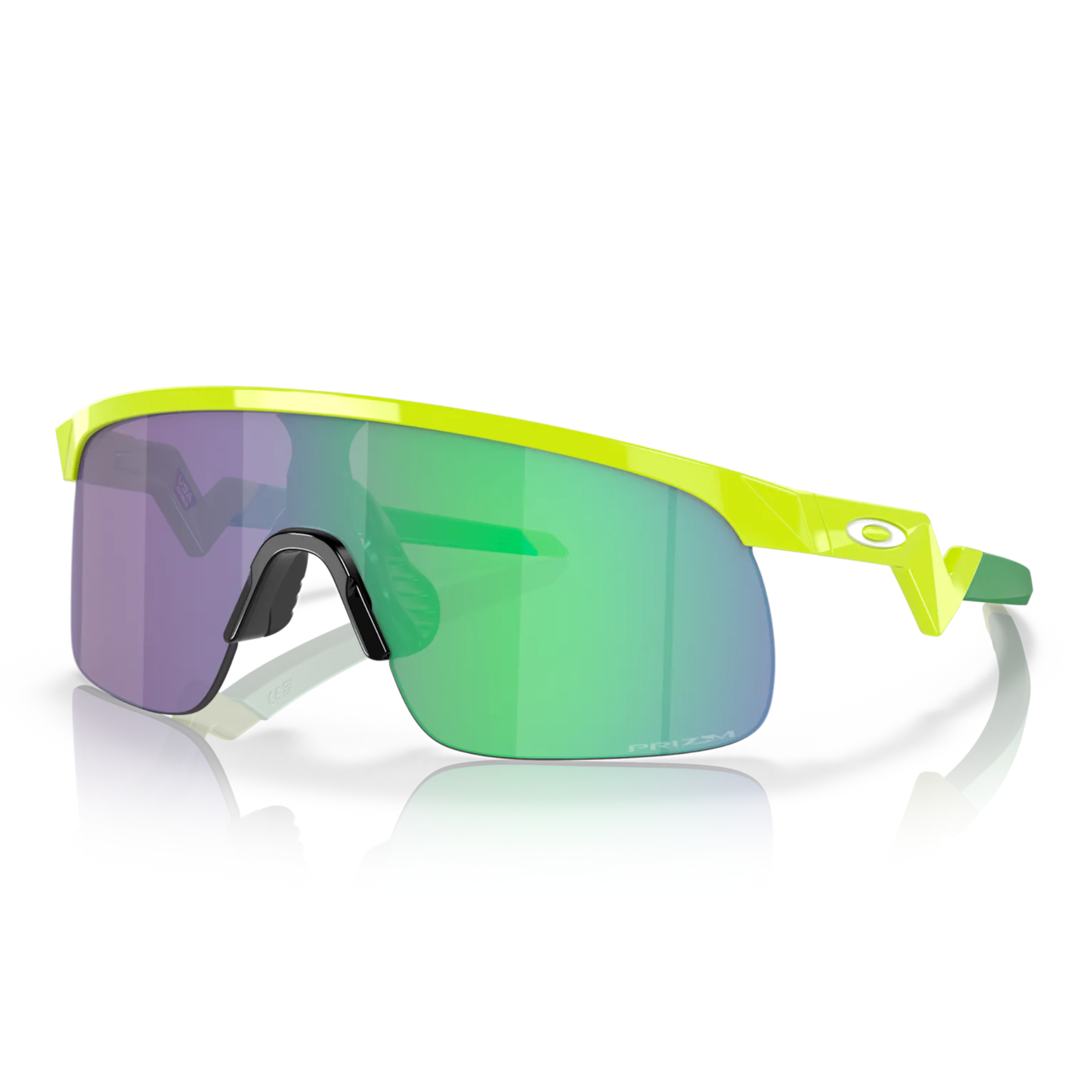 Oakley Resistor Sunglasses OJ9010-0623, Prizm Jade Lenses, Retina Burn Frame (Youth Fit)