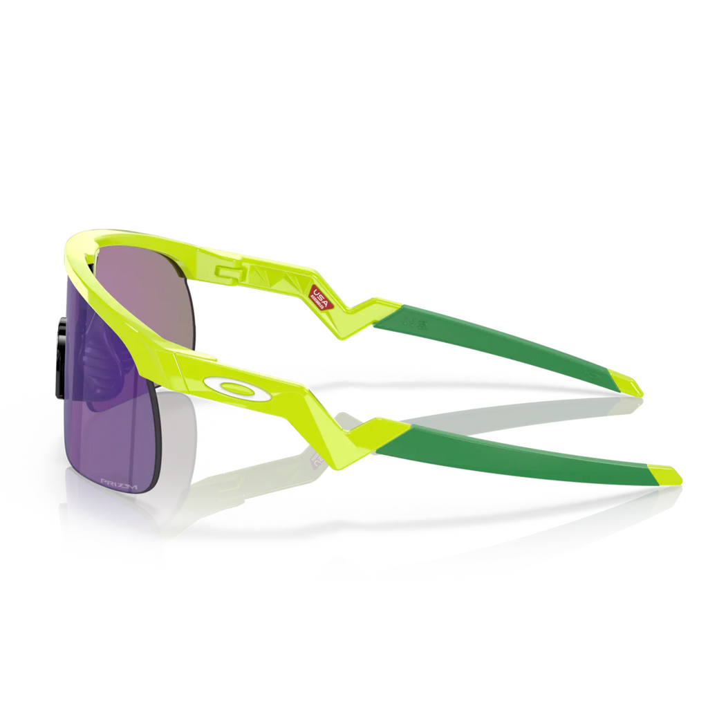 Oakley Resistor Sunglasses OJ9010-0623, Prizm Jade Lenses, Retina Burn Frame (Youth Fit)