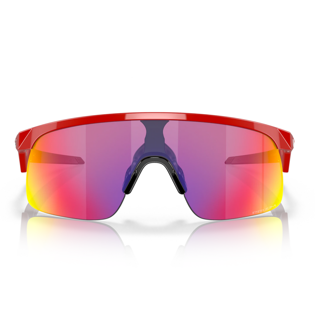 Oakley Resistor Sunglasses OJ9010-0223, Prizm Road Lenses, Redline Frame (Youth Fit)