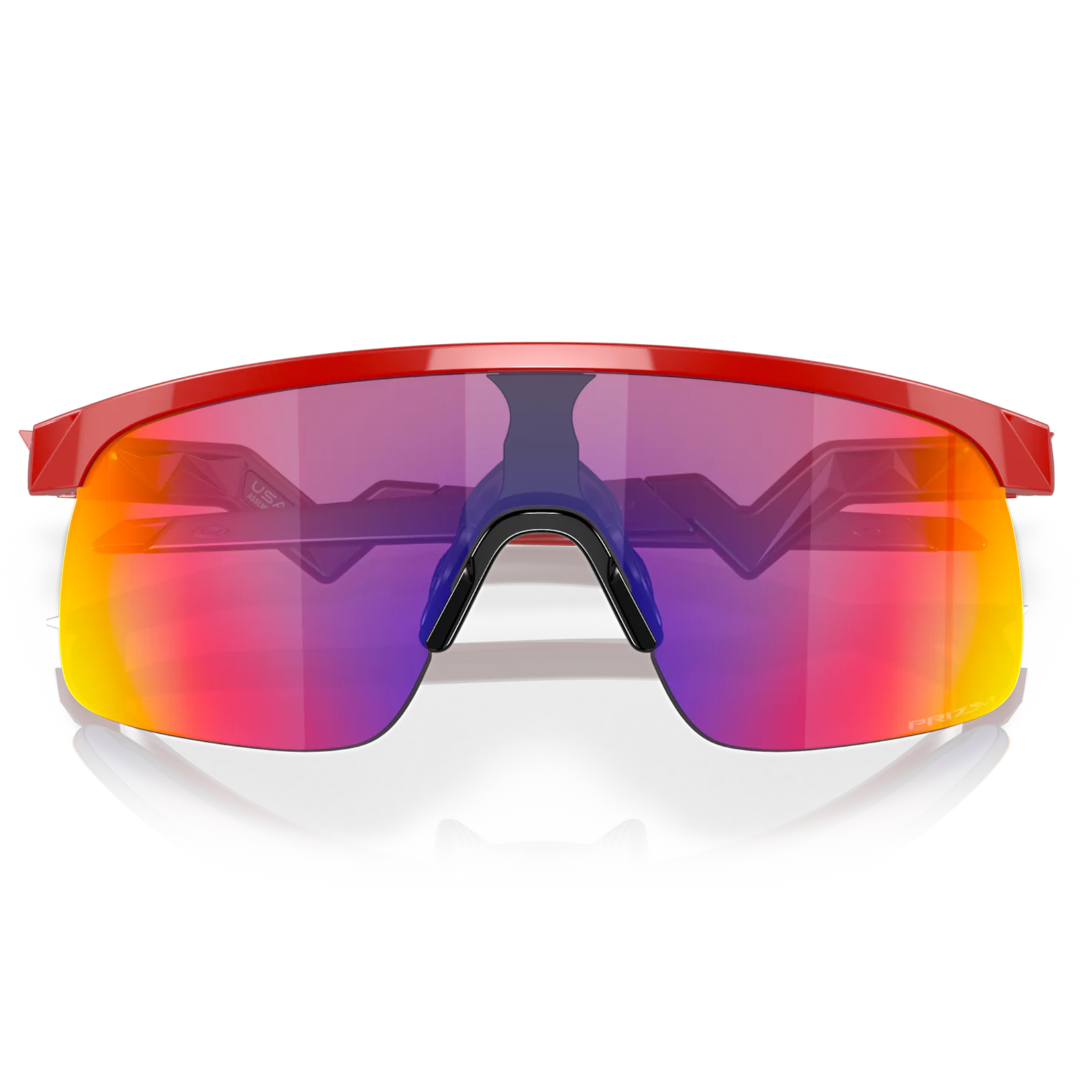 Oakley Resistor Sunglasses OJ9010-0223, Prizm Road Lenses, Redline Frame (Youth Fit)
