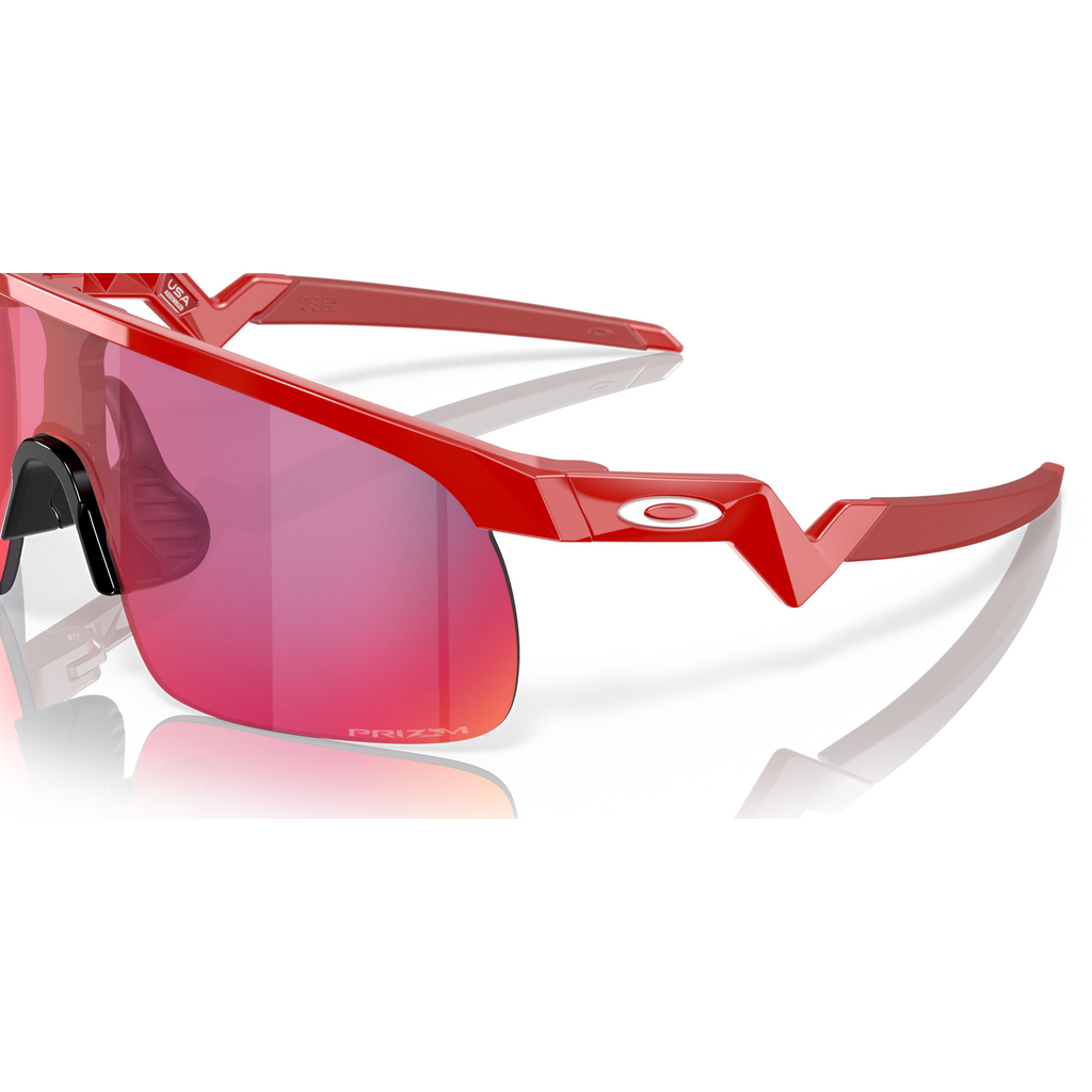 Oakley Resistor Sunglasses OJ9010-0223, Prizm Road Lenses, Redline Frame (Youth Fit)