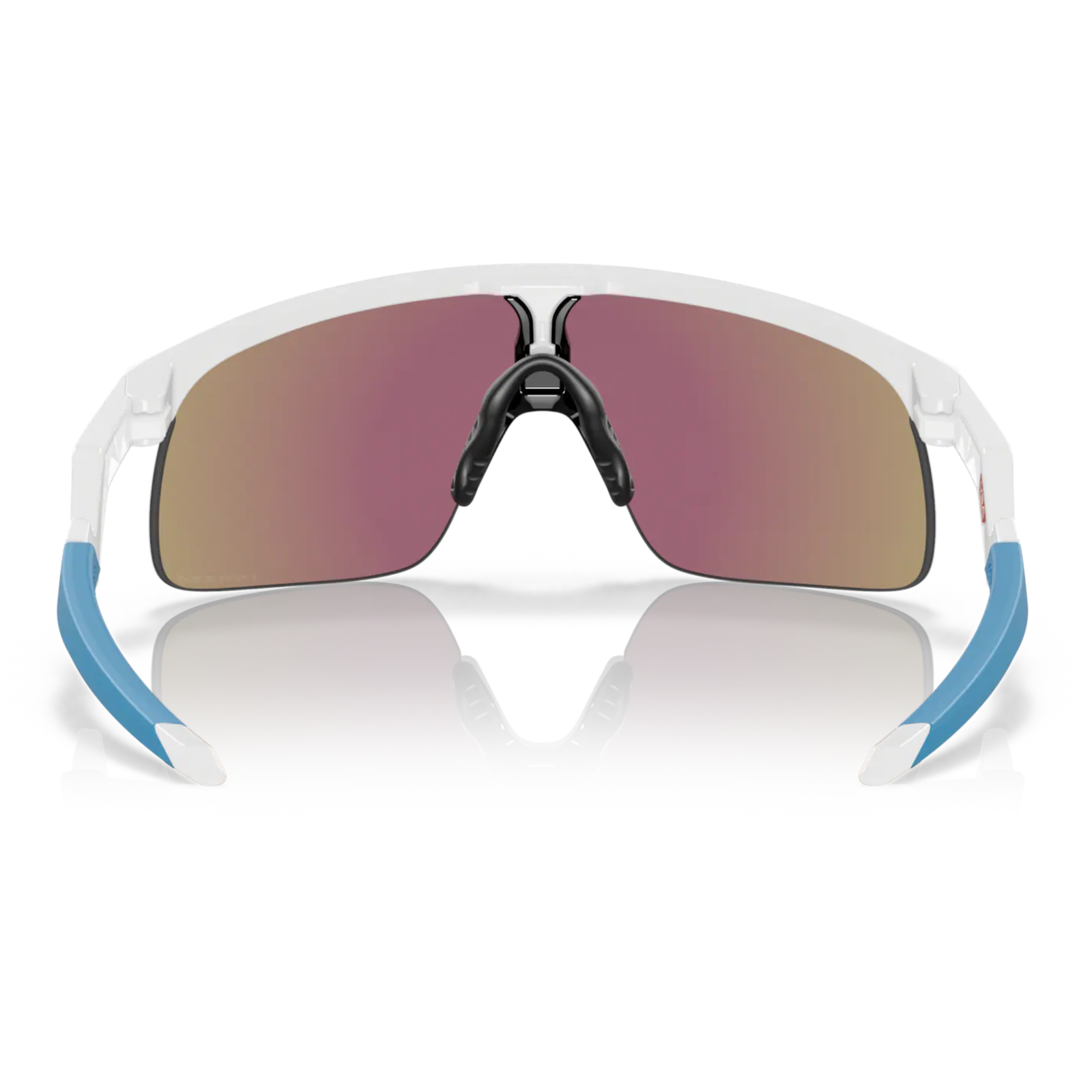 Oakley Resistor Sunglasses OJ9010-0723, Prizm Sapphire Lenses, Polished White Frame (Youth Fit)