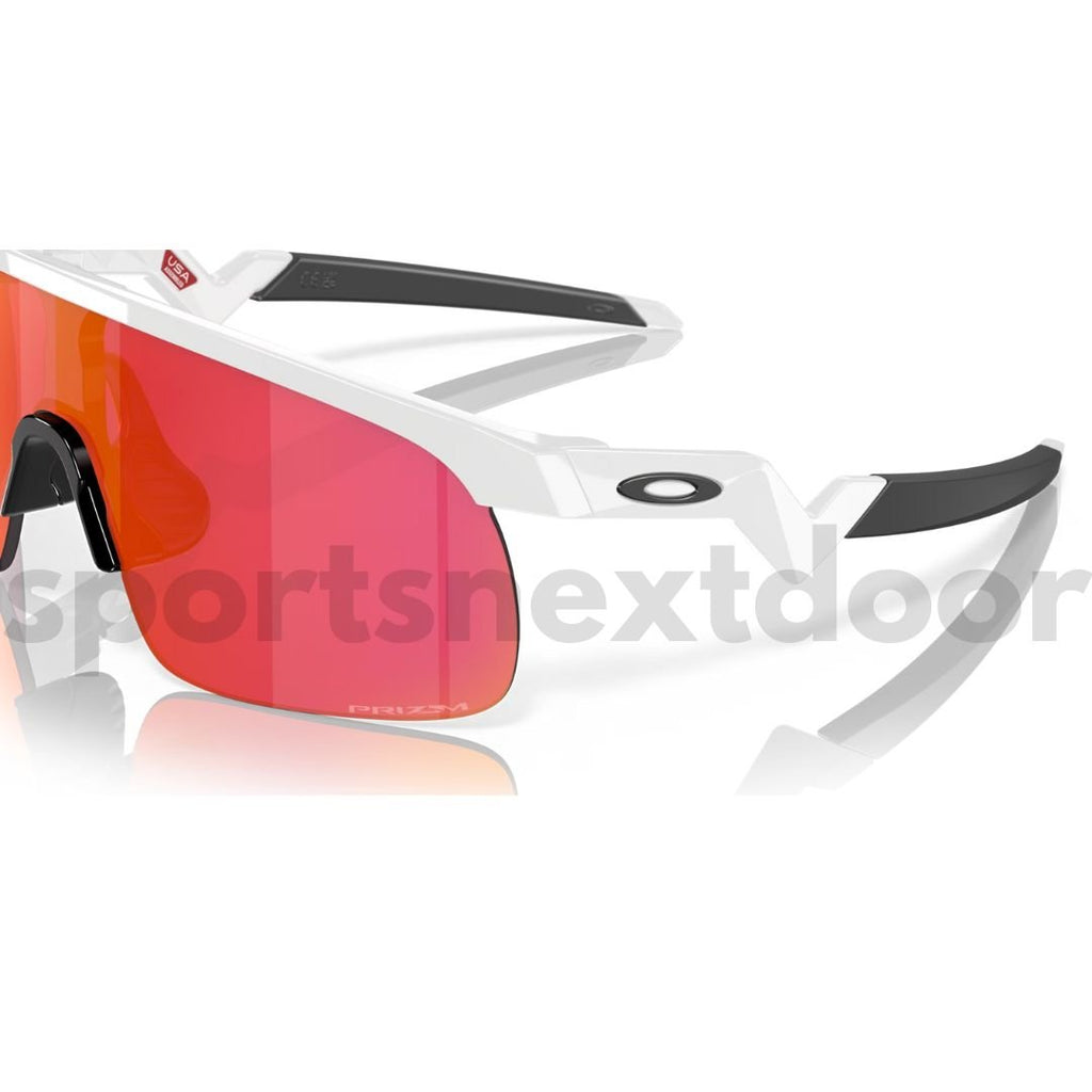 Oakley Resistor Sunglasses OJ9010-0423 - Prizm Field Lenses, Polished White Frame