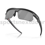 Oakley BiSphaera Sunglasses OO9400-0268, Prizm Black Lenses, Steel Frame