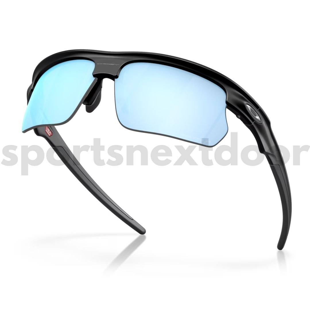 Oakley BiSphaera Sunglasses OO9400-0968, Prizm Deep Water Polarized Lenses, Matte Black Frame