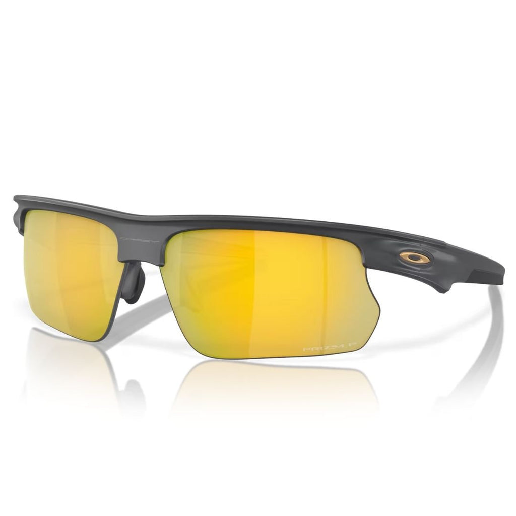 Oakley BiSphaera Sunglasses OO9400-1268, Prizm 24k Polarized Lenses, Matte Carbon Frame