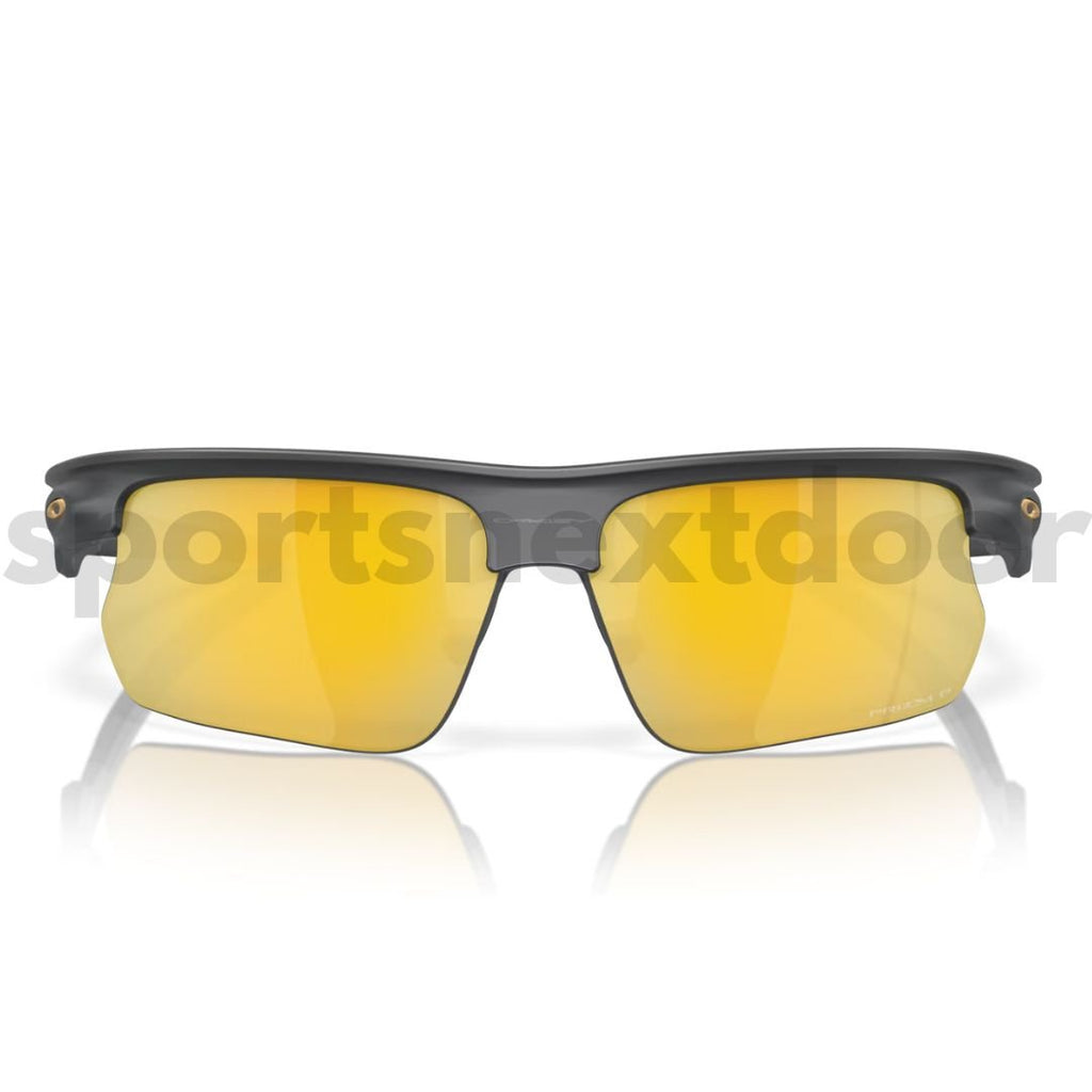 Oakley BiSphaera Sunglasses OO9400-1268, Prizm 24k Polarized Lenses, Matte Carbon Frame