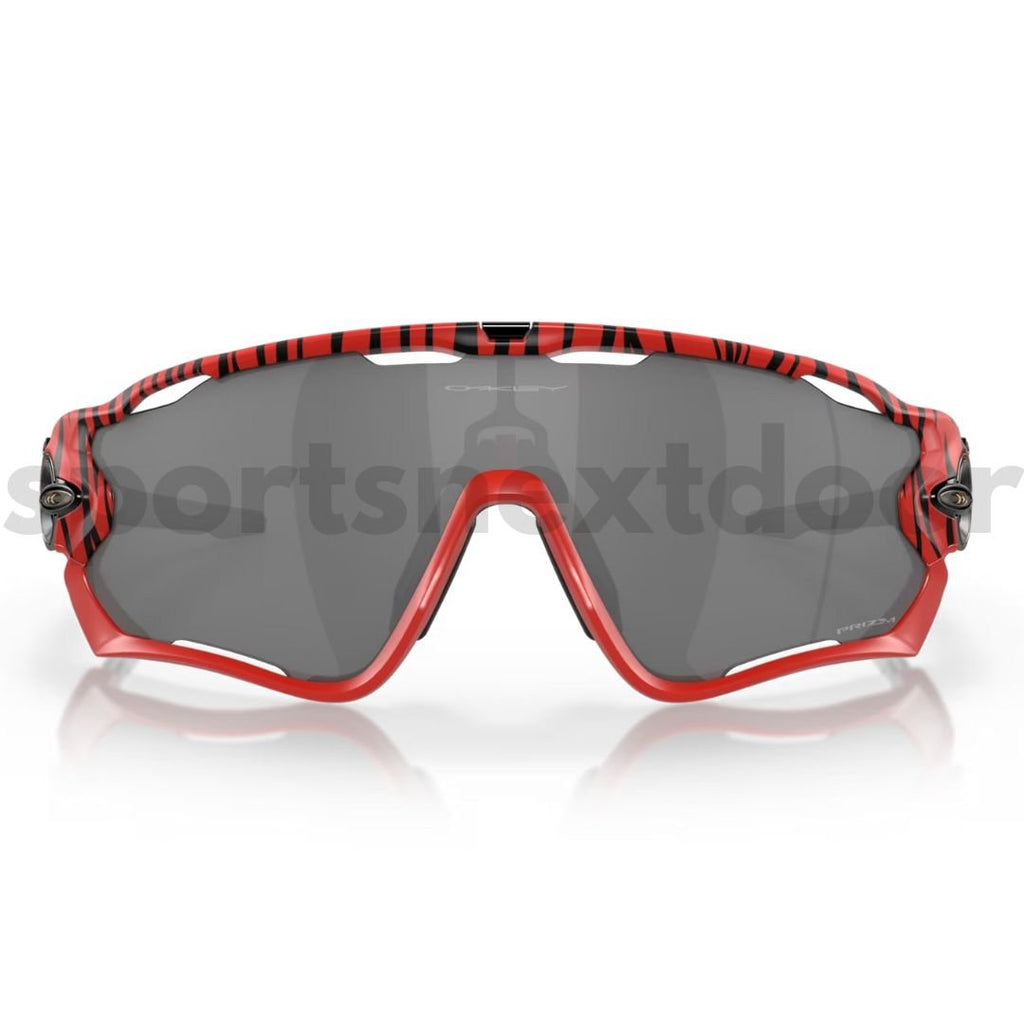 Oakley Jawbreaker Sunglasses OO9290-6731, Prizm Black Lenses, Red Tiger Frame