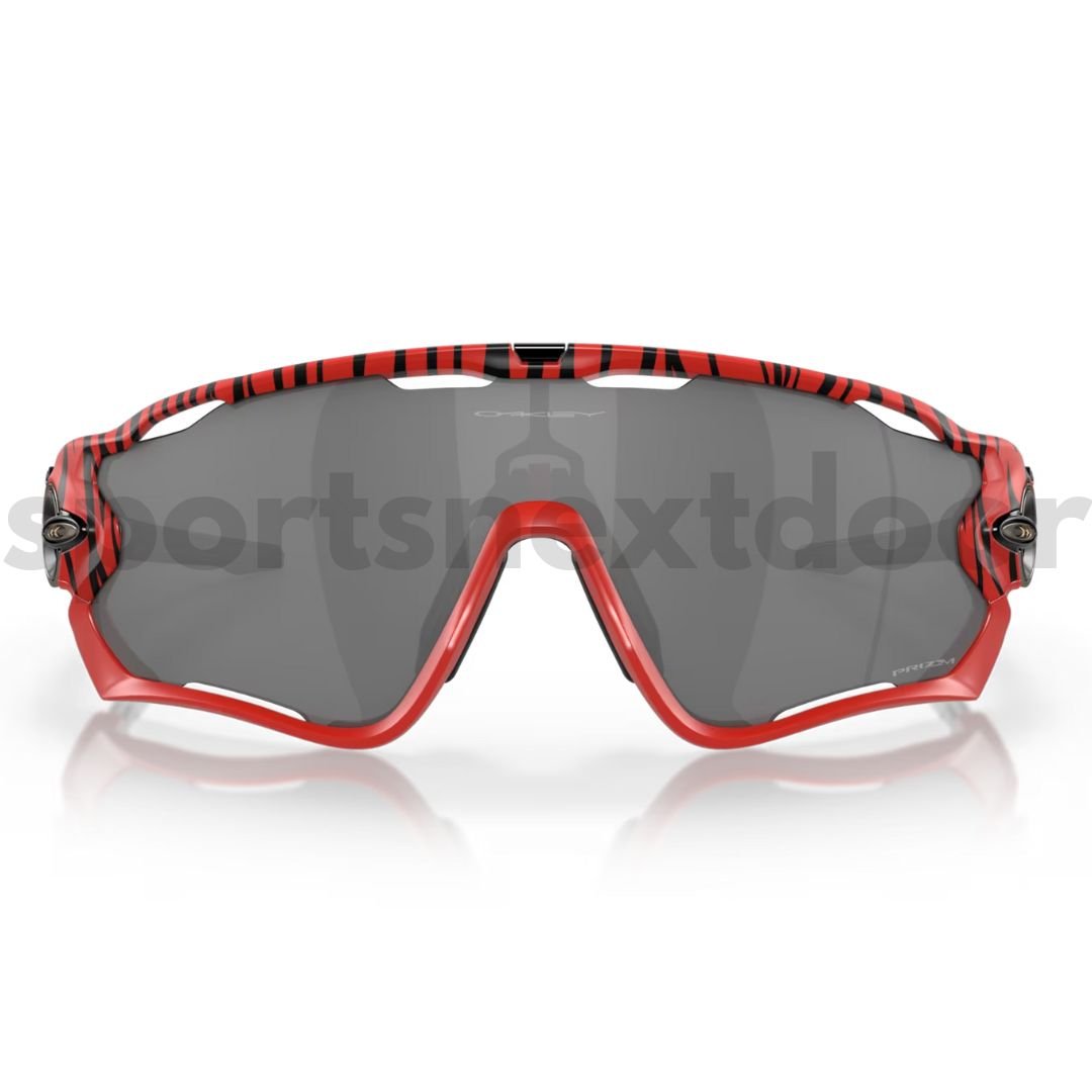 Oakley Jawbreaker Sunglasses OO9290-6731, Prizm Black Lenses, Red Tiger Frame