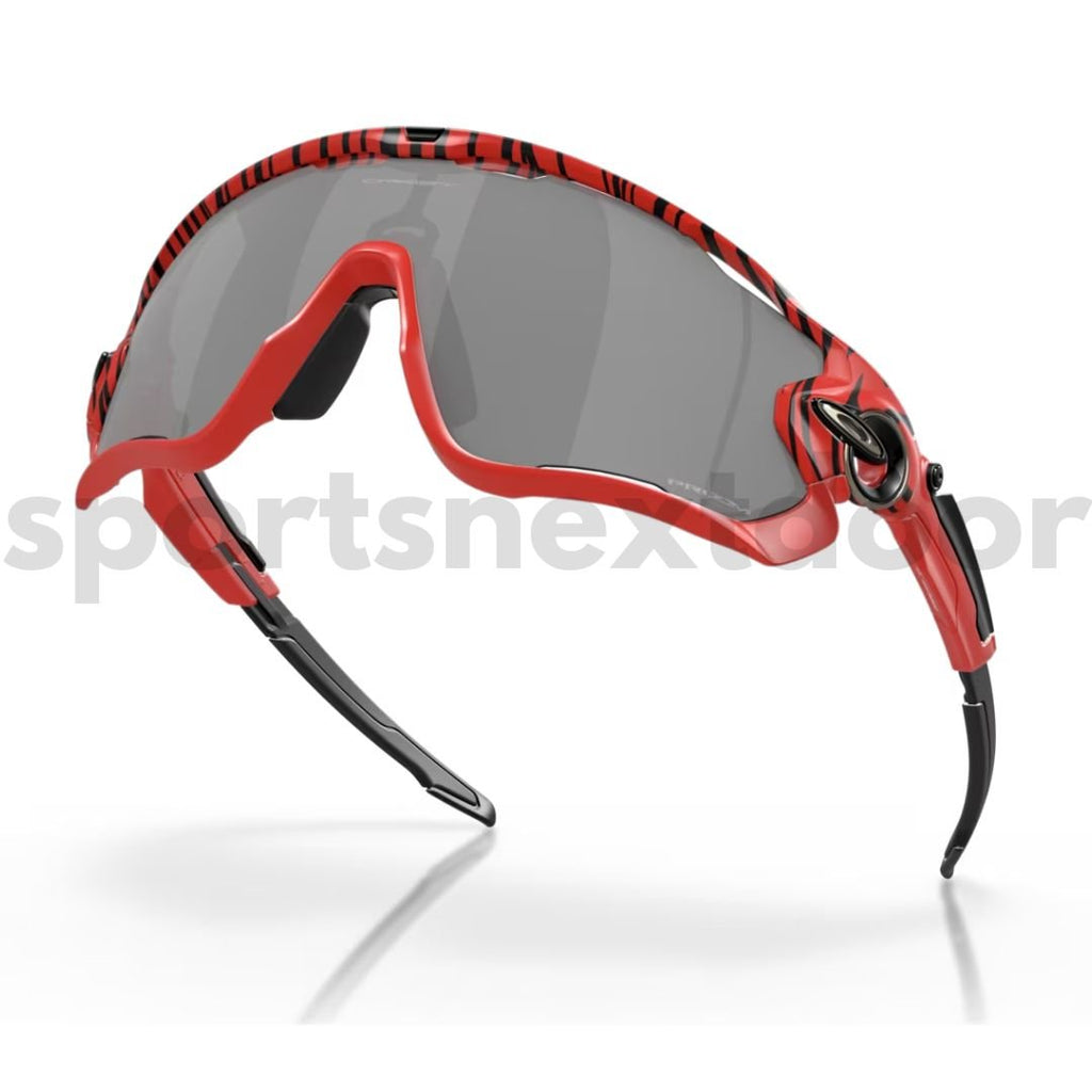 Oakley Jawbreaker Sunglasses OO9290-6731, Prizm Black Lenses, Red Tiger Frame
