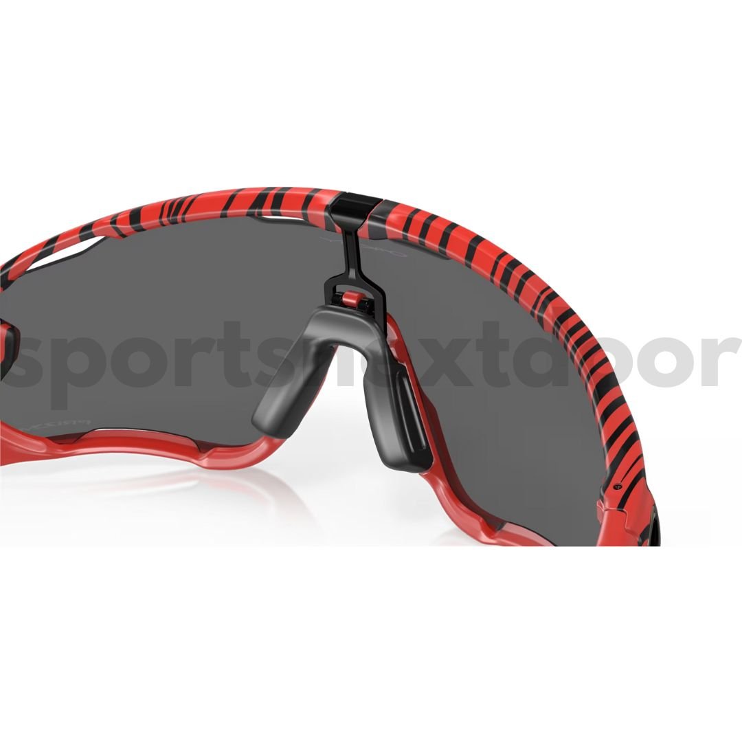 Oakley Jawbreaker Sunglasses OO9290-6731, Prizm Black Lenses, Red Tiger Frame
