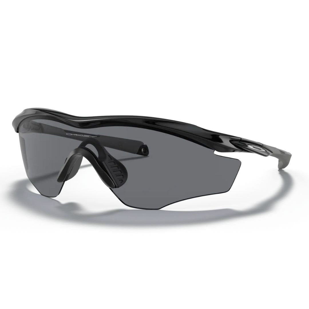 Oakley M2 Frame XL Sunglasses OO9343-0145 - Grey Lenses, Polished Black Frame