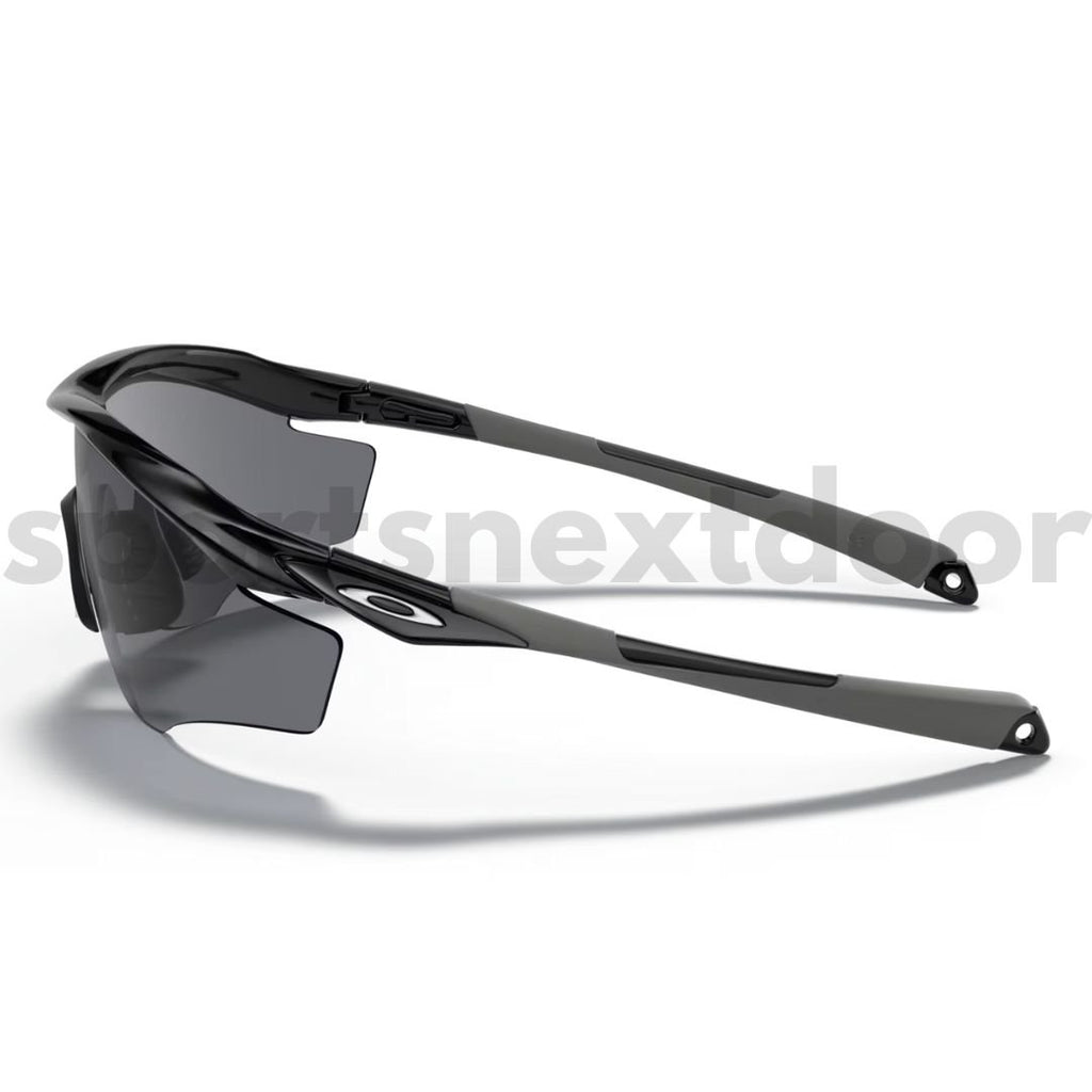 Oakley M2 Frame XL Sunglasses OO9343-0145 - Grey Lenses, Polished Black Frame