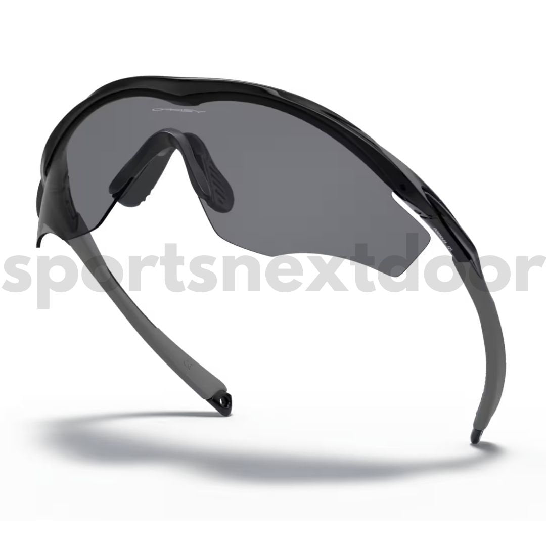 Oakley M2 Frame XL Sunglasses OO9343-0145 - Grey Lenses, Polished Black Frame