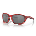 Oakley Plazma Sunglasses OO9019-1259, Prizm Black Lenses, Red Tiger Frame