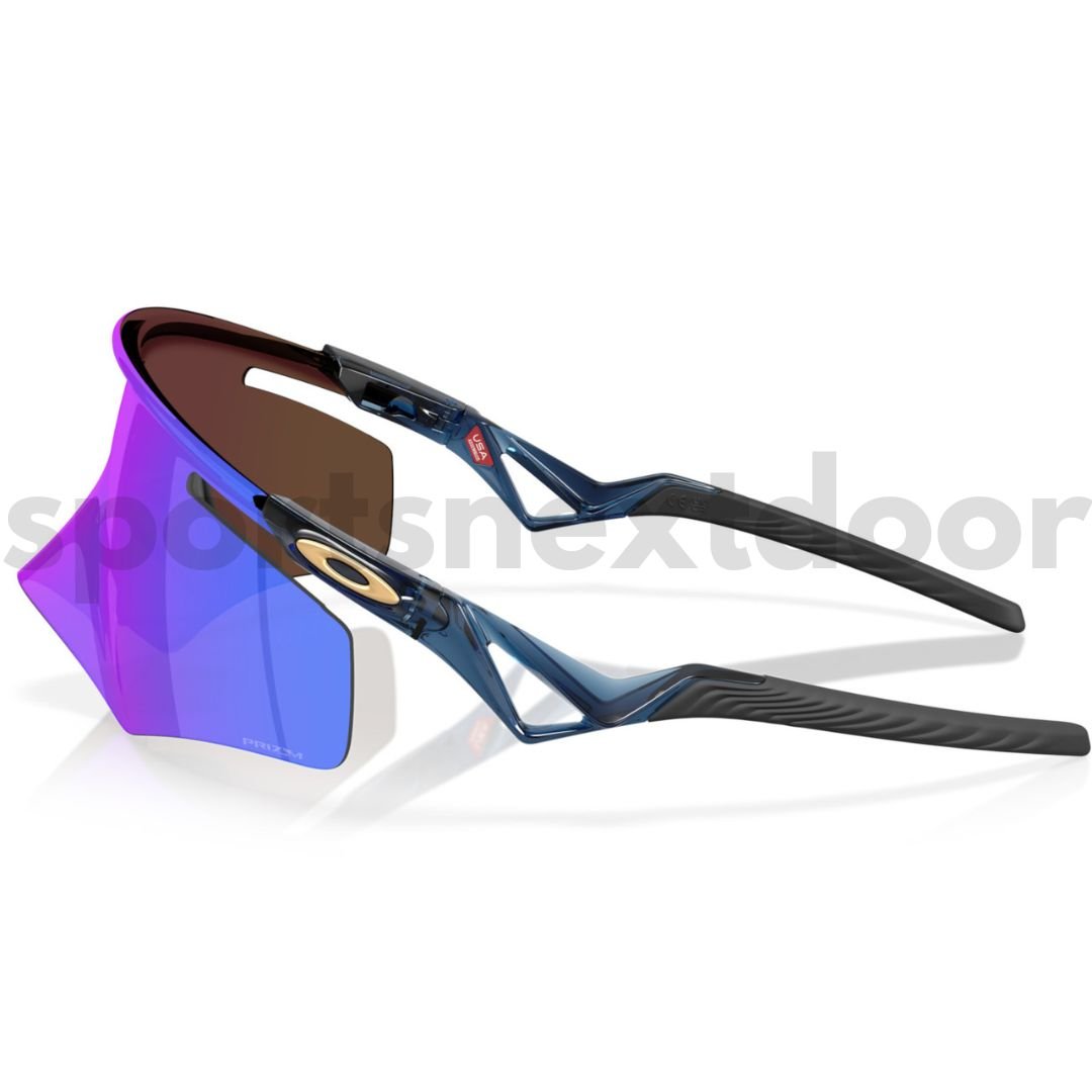 Oakley QNTM Kato Sunglasses OO9481D-0256, Prizm Sapphire Lenses, Transparent Stonewash Frame