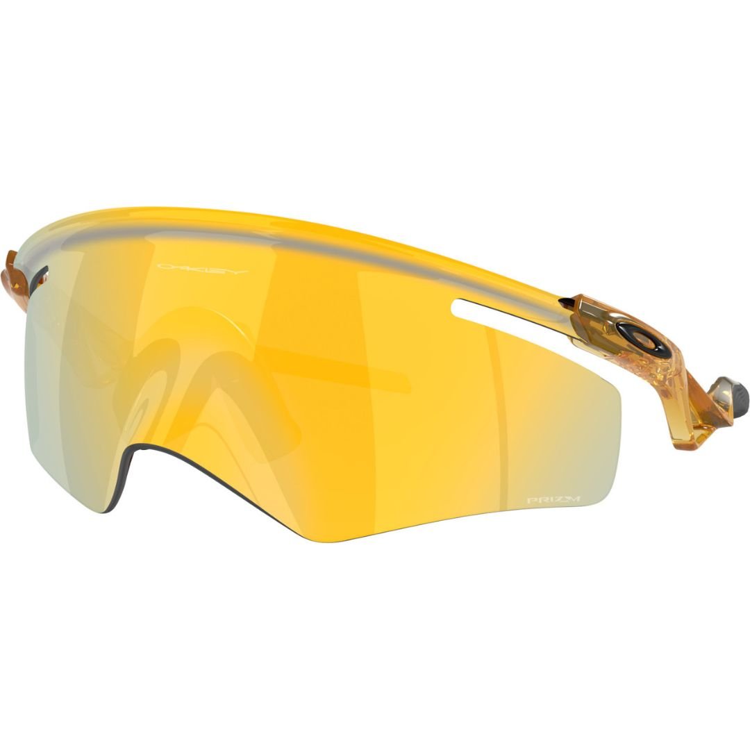 Oakley QNTM Kato Sunglasses OO9481D-0456, Prizm 24k Lenses, Transparent Light Curry Frame