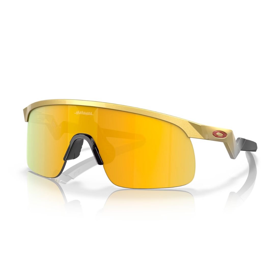 Oakley Resistor Sunglasses Patrick Mahomes II Collection OJ9010-0823 - Prizm 24k Lenses, Olympic Gold Frame