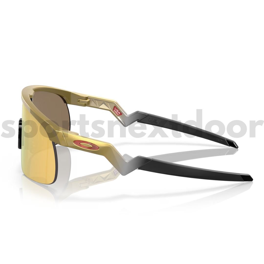 Oakley Resistor Sunglasses Patrick Mahomes II Collection OJ9010-0823 - Prizm 24k Lenses, Olympic Gold Frame