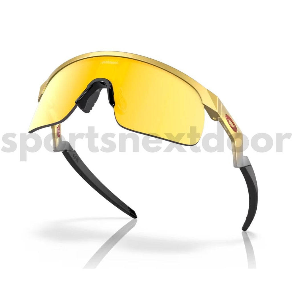 Oakley Resistor Sunglasses Patrick Mahomes II Collection OJ9010-0823 - Prizm 24k Lenses, Olympic Gold Frame