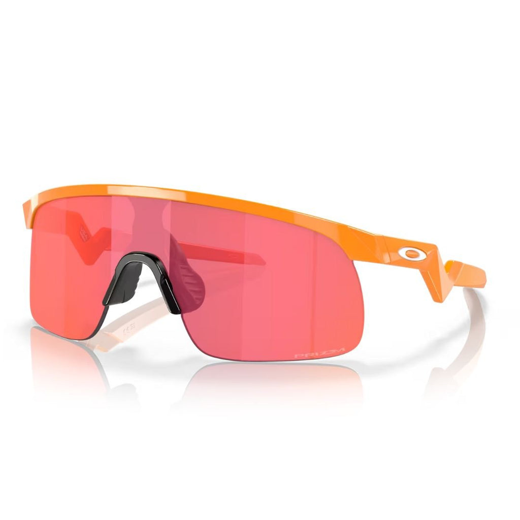Oakley Resistor Sunglasses OJ9010-0323, Prizm Trail Torch Lenses, Atomic Orange Frame (Youth Fit)