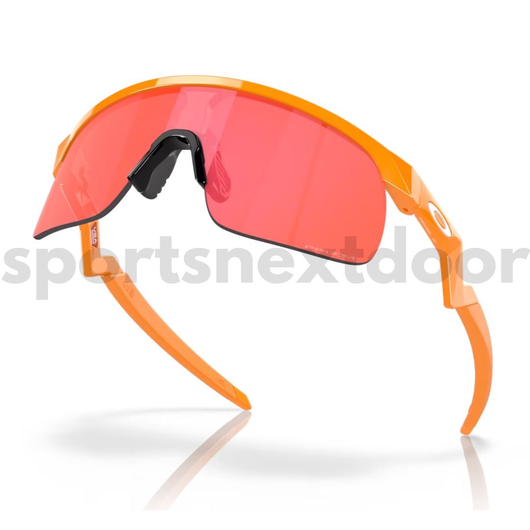 Oakley Resistor Sunglasses OJ9010-0323, Prizm Trail Torch Lenses, Atomic Orange Frame (Youth Fit)