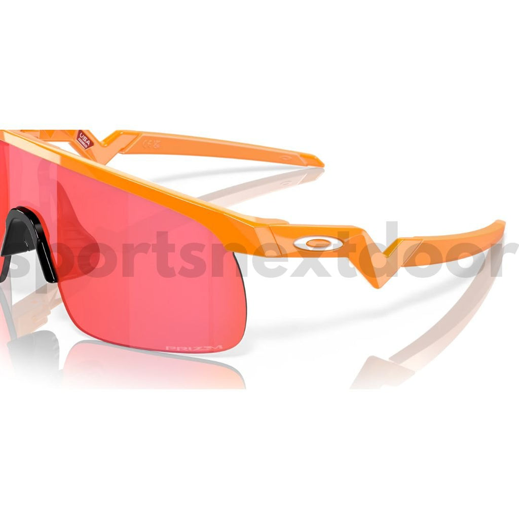 Oakley Resistor Sunglasses OJ9010-0323, Prizm Trail Torch Lenses, Atomic Orange Frame (Youth Fit)