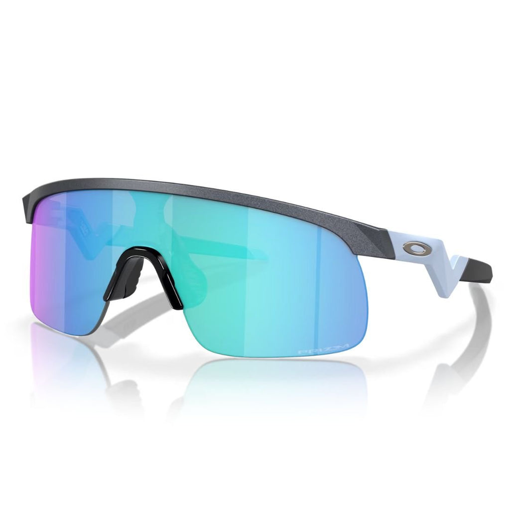 Oakley Resistor Sunglasses OJ9010-1623, Prizm Sapphire Lenses, Blue Steel Frame (Youth Fit)
