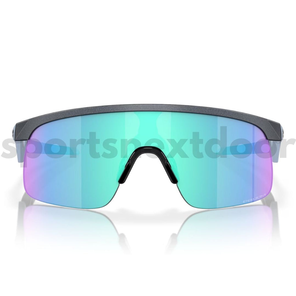 Oakley Resistor Sunglasses OJ9010-1623, Prizm Sapphire Lenses, Blue Steel Frame (Youth Fit)