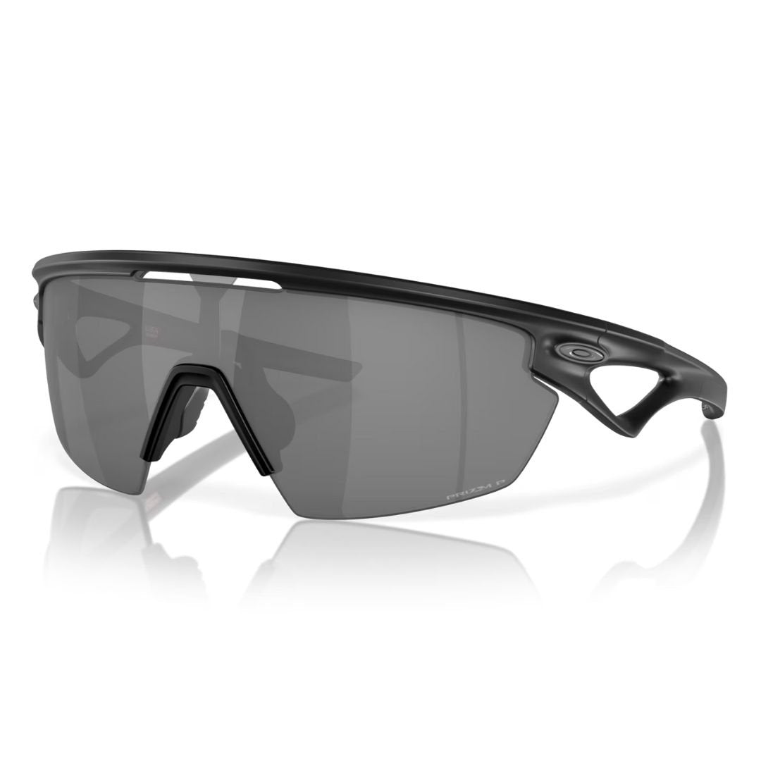 Oakley Sphaera Sunglasses OO9403-0136, Prizm Black Polarized Lenses, Matte Black Frame