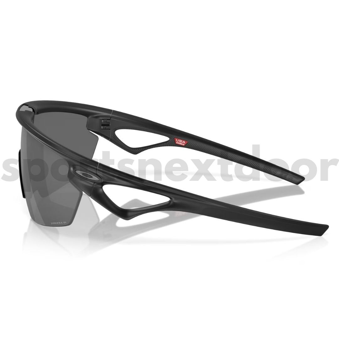 Oakley Sphaera Sunglasses OO9403-0136, Prizm Black Polarized Lenses, Matte Black Frame