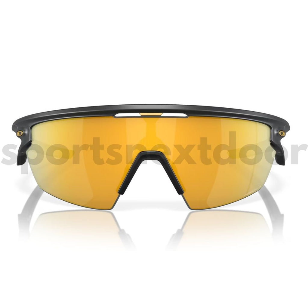 Oakley Sphaera Sunglasses OO9403-0436, Prizm 24k Polarized Lenses, Matte Carbon Frame
