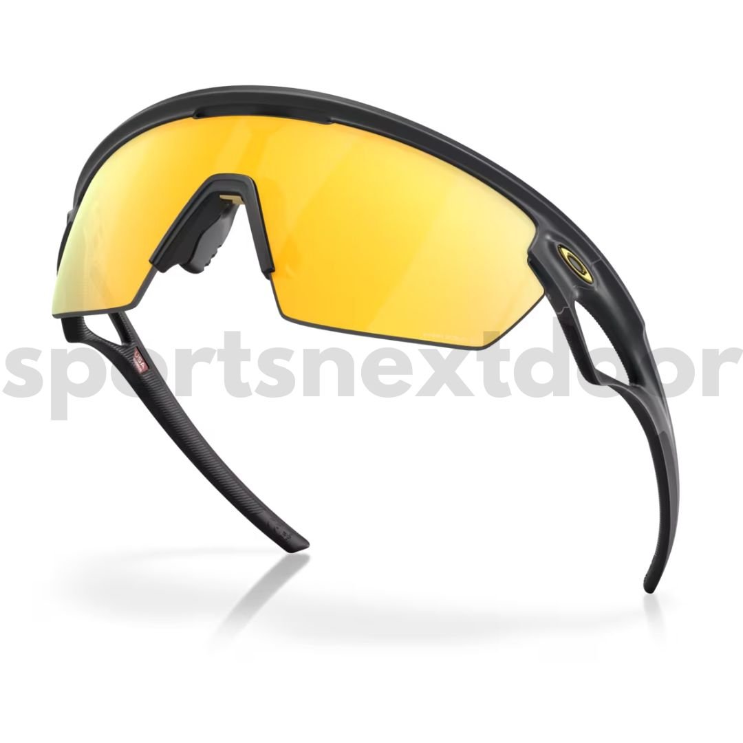Oakley Sphaera Sunglasses OO9403-0436, Prizm 24k Polarized Lenses, Matte Carbon Frame