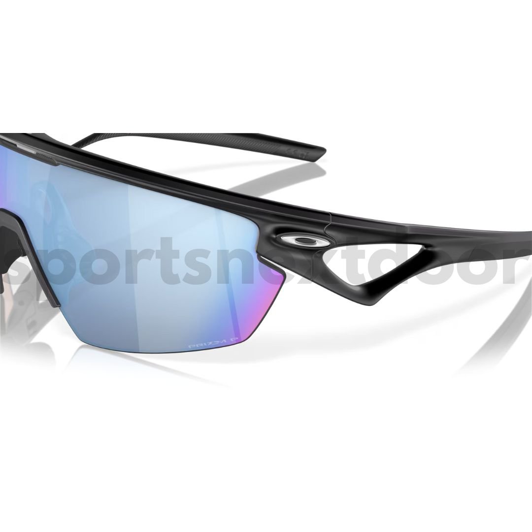 Oakley Sphaera Sunglasses OO9403-0536, Prizm Deep Water Polarized Lenses, Matte Black Frame