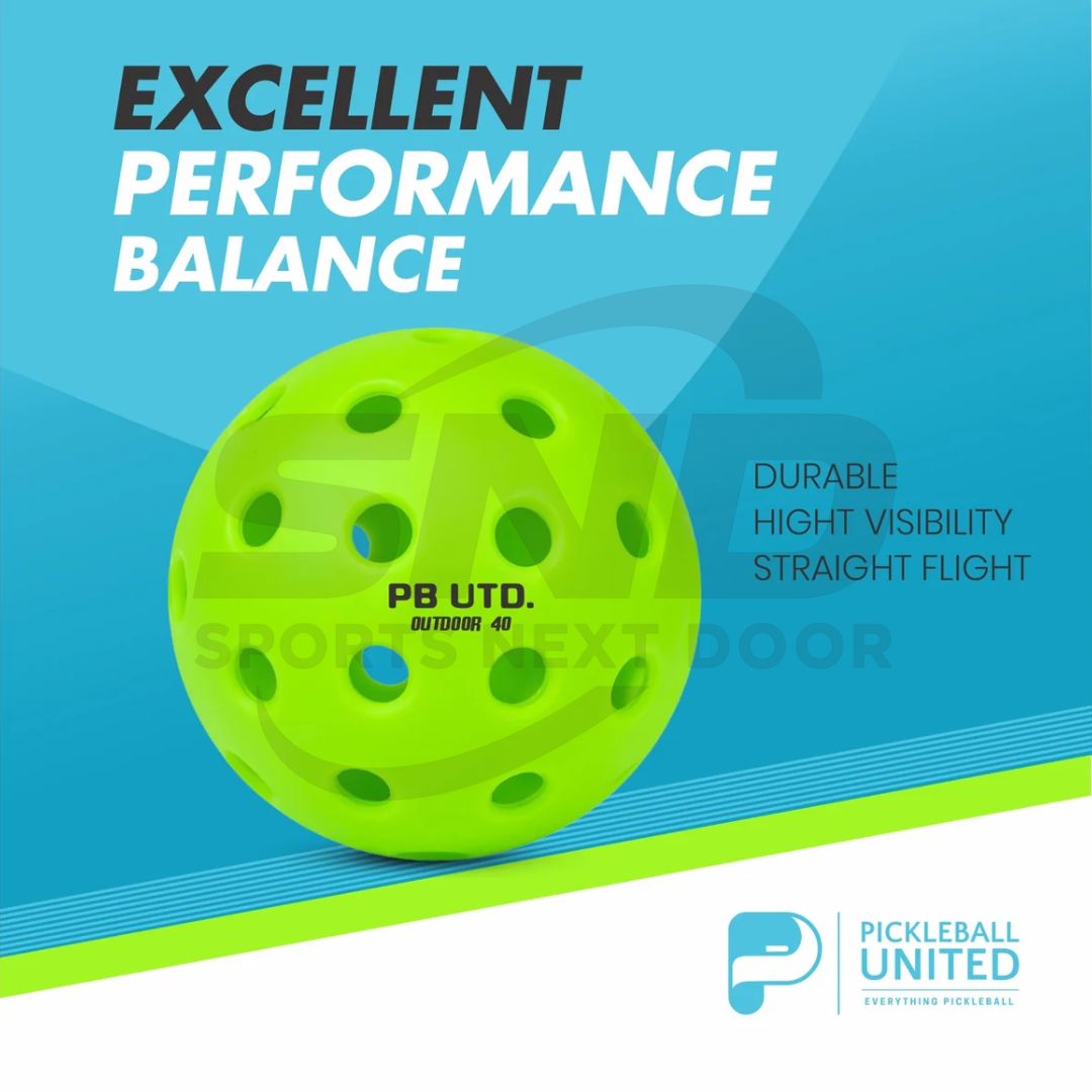 Pickleball United Outdoor Balls | Precision Flight, Durable Design