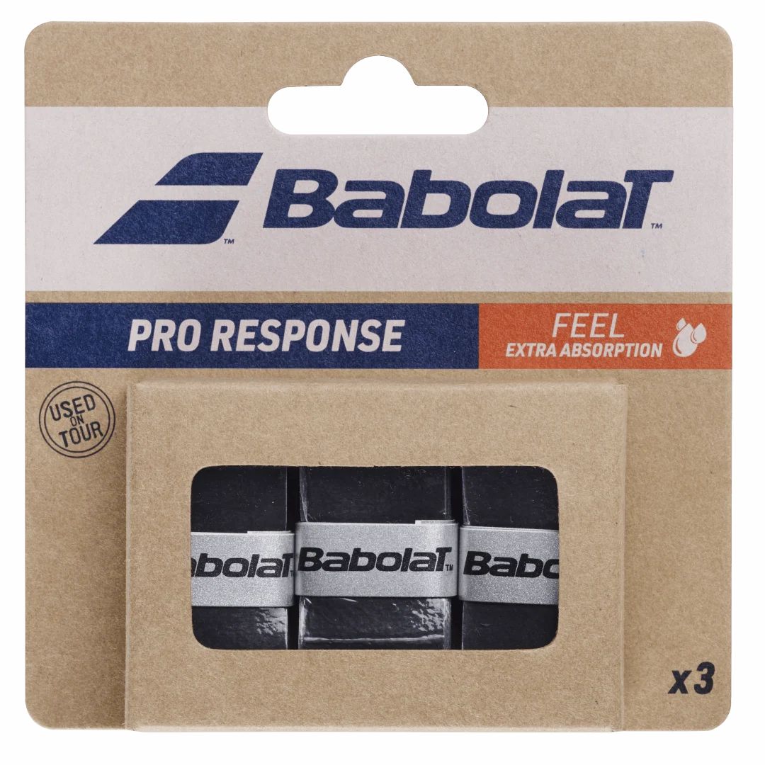 Babolat Pro Response X3 Black Overgrip (Pack of 3)