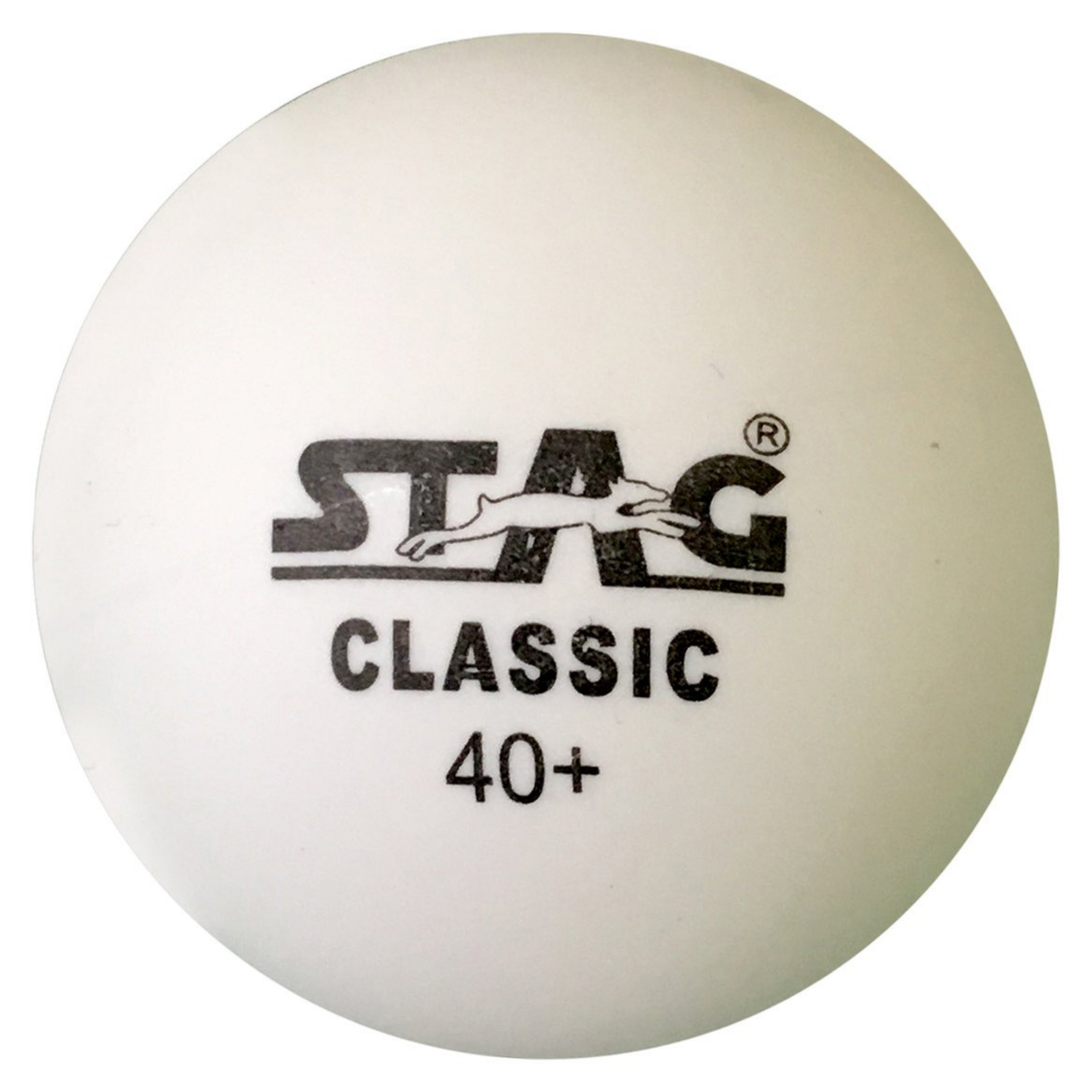 Stag Classic White TT Ball 40+ (Pack of 6)
