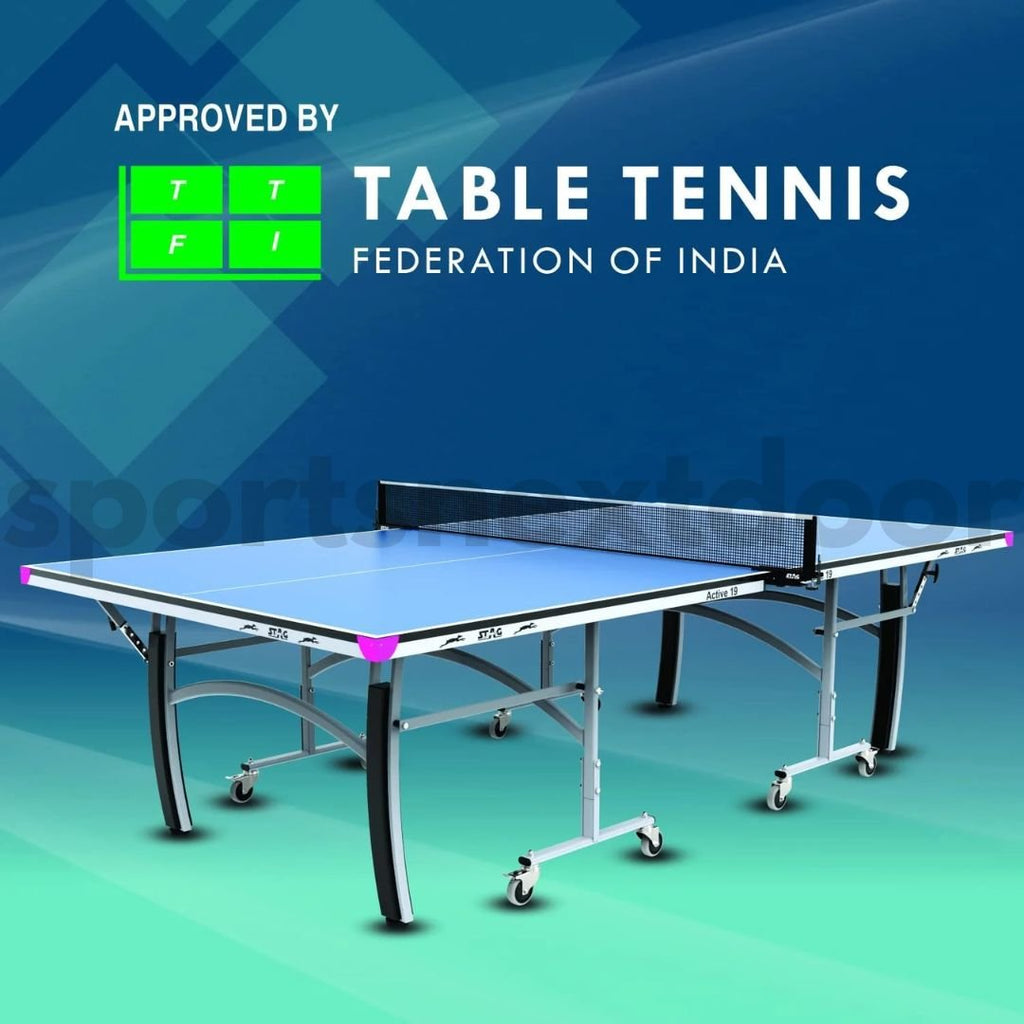 Stag Active 25 Table Tennis Table - 25mm, TTFI Approved
