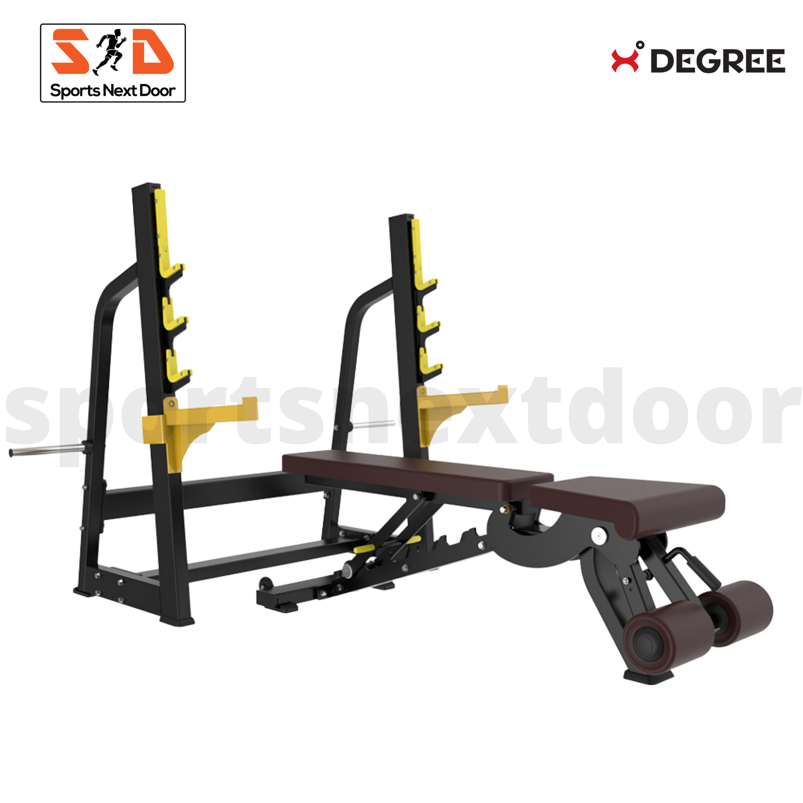 XTB-86 Commercial Adjustable Bench (3 in 1) with Rack