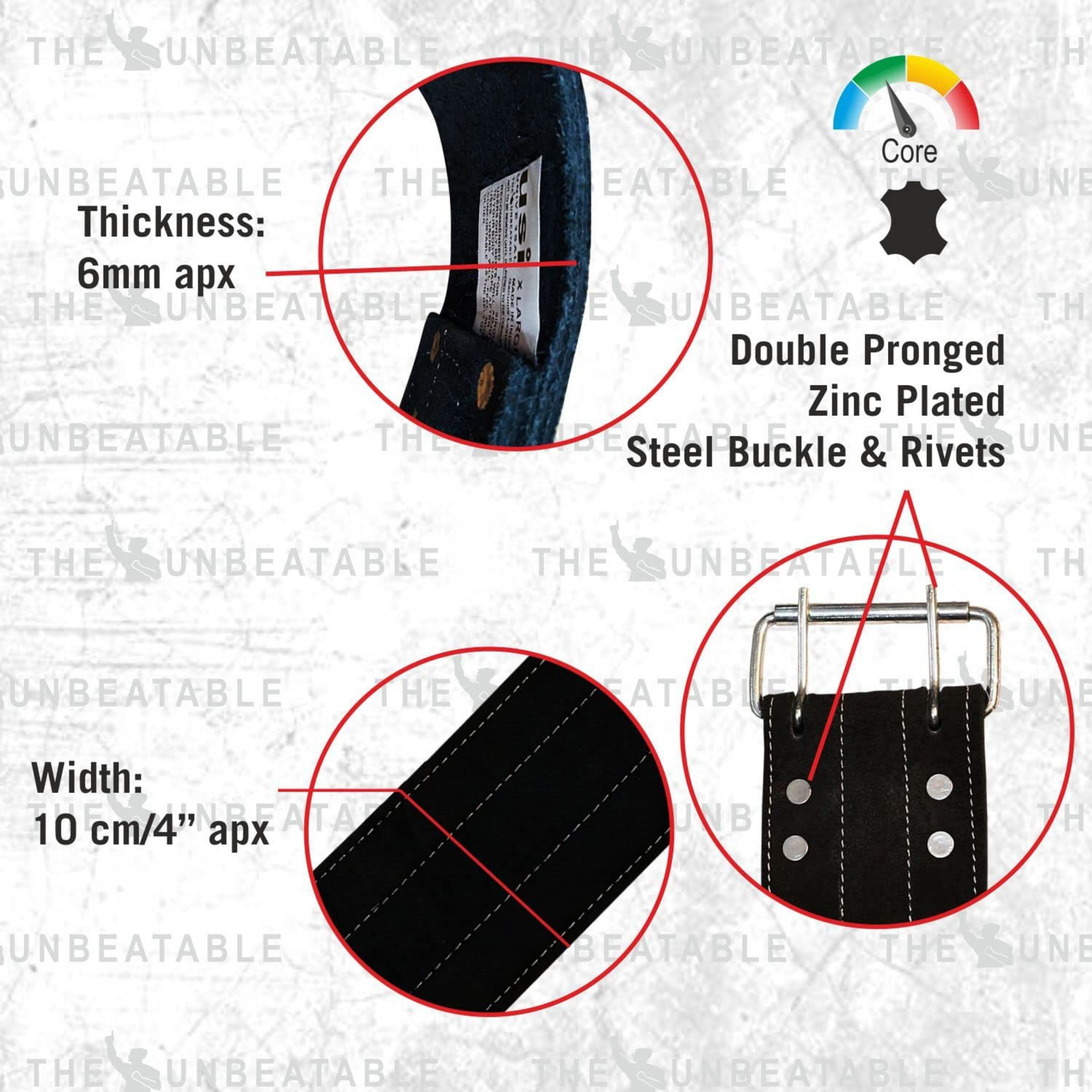 USI 790PL Power Lifting Belt