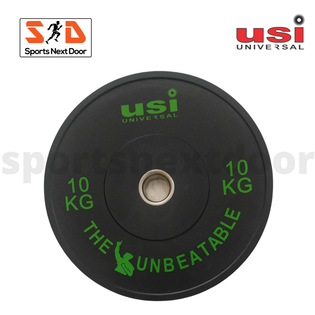 USI BPB Black Bumper Weight Plates (Pair)
