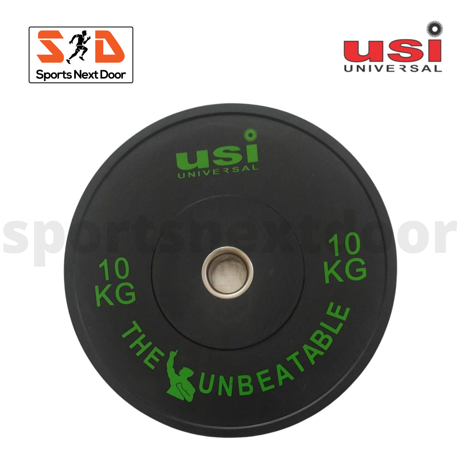 USI BPB Black Bumper Weight Plates (Pair)