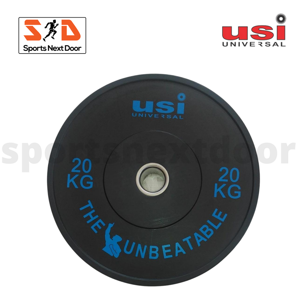 USI BPB Black Bumper Weight Plates (Pair)