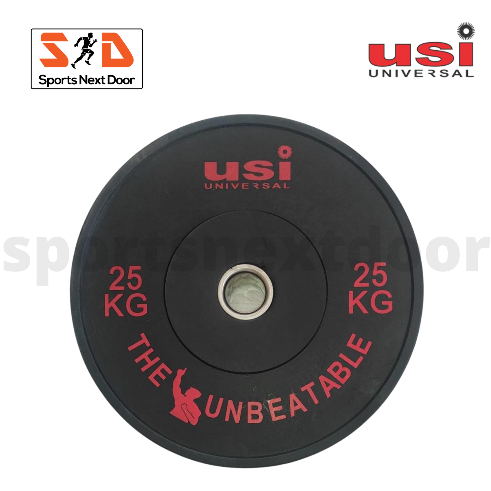 USI BPB Black Bumper Weight Plates (Pair)